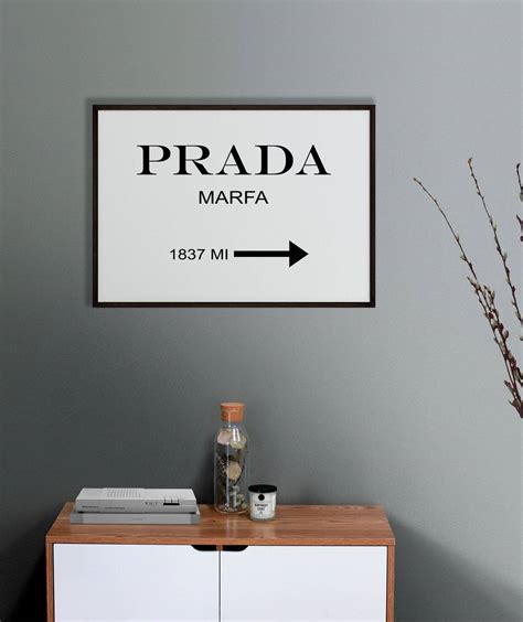 black prada wall art|Prada canvas wall art.